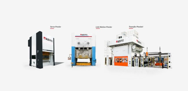 Servo Pres, Link Motion Pres, Transfer Presleri, Knuckle Joint, Mekanik Pres, Eksantrik Pres