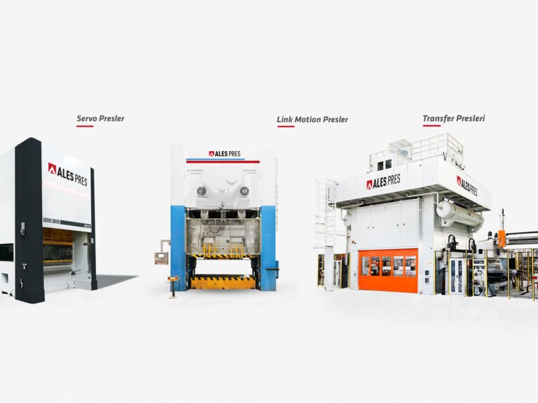 Servo Pres, Link Motion Pres, Transfer Presleri, Knuckle Joint, Mekanik Pres, Eksantrik Pres